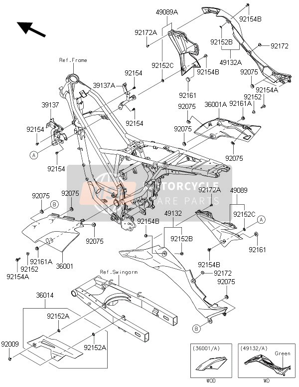 491325251290, SHROUD-ENGINE, Lh, Upp, L.Gr, Kawasaki, 0