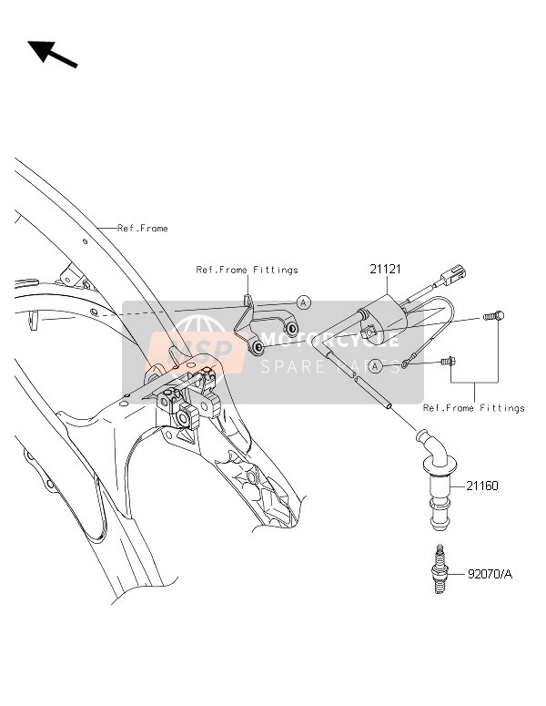 Kawasaki KX250F 2016 Ignition System for a 2016 Kawasaki KX250F