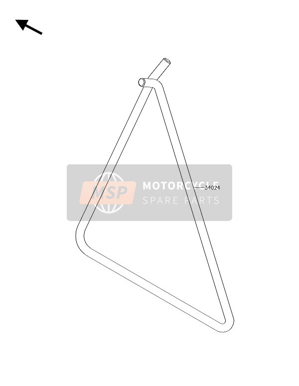 Kawasaki KX85-II 2018 Stand(S) for a 2018 Kawasaki KX85-II