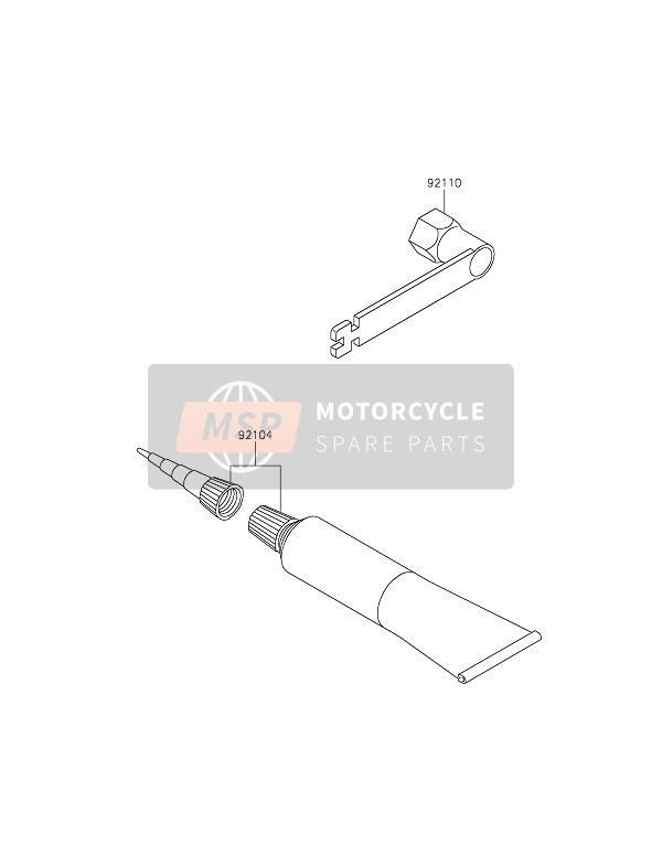 Kawasaki KX85-SW 2021 Outils des propriétaires pour un 2021 Kawasaki KX85-SW