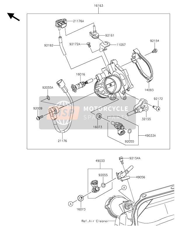 211760840, Sensor, Throttle Position, Kawasaki, 0
