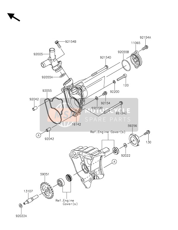 921544134, Bolt,Flanged,6X60, Kawasaki, 1