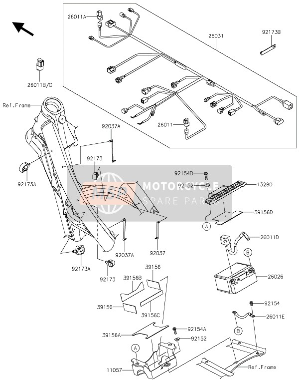 260312979, Harness,Main, Kawasaki, 0