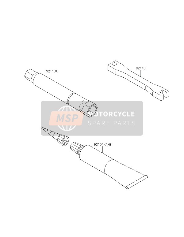 Kawasaki KX450C 2021 OWNERS TOOLS for a 2021 Kawasaki KX450C