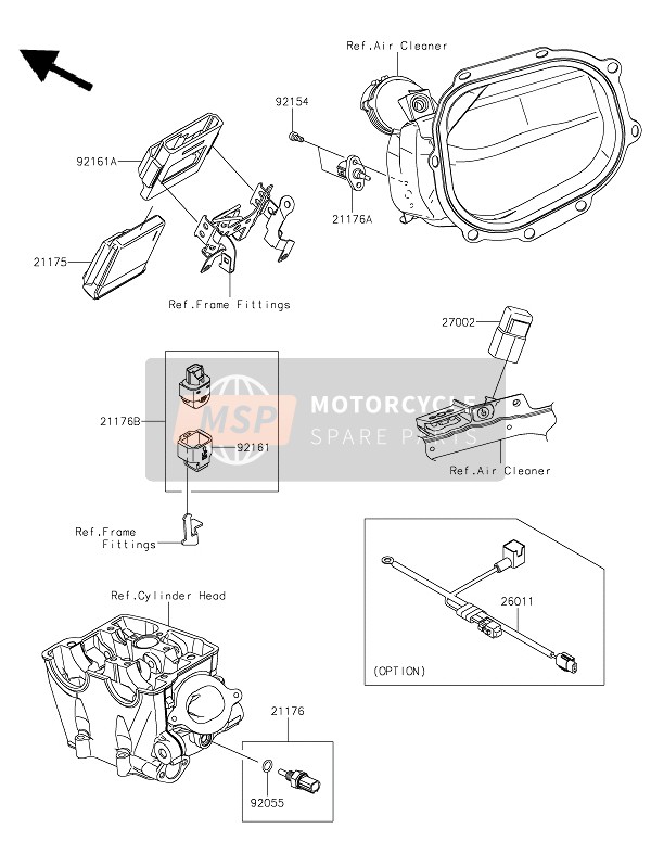 Kawasaki KX250X 2022 FUEL INJECTION for a 2022 Kawasaki KX250X