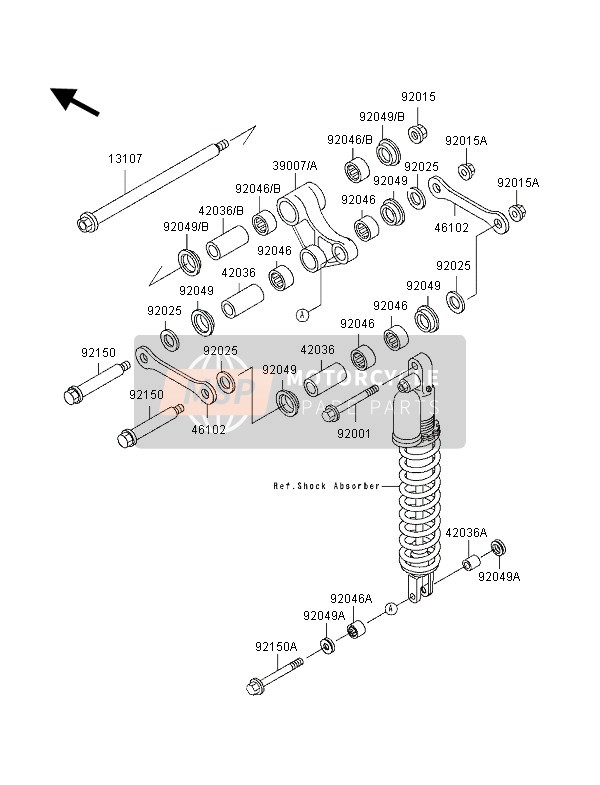 920461162, BEARING-NEEDLE,F-2220, Kawasaki, 4