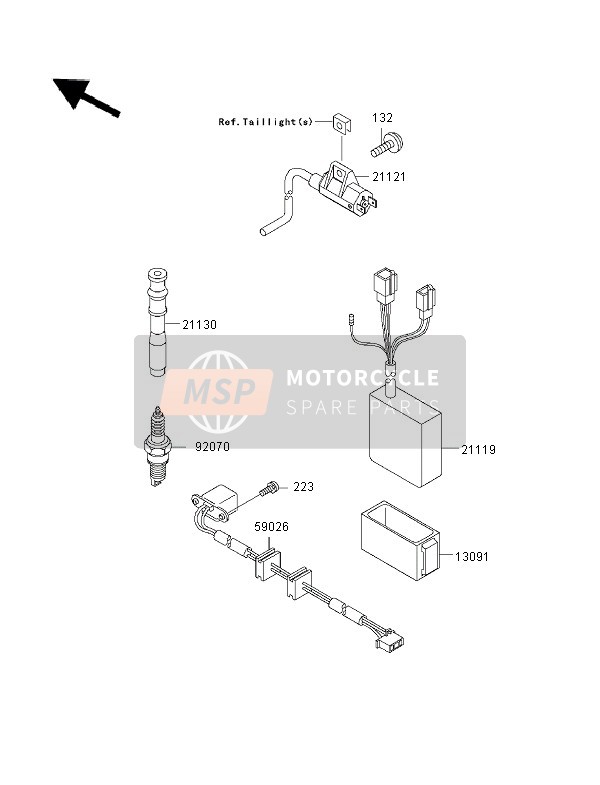 590261124, COIL-PULSING, Kawasaki, 0