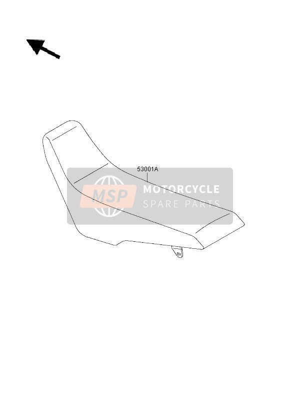 Kawasaki KLX650R 1996 SITZ für ein 1996 Kawasaki KLX650R