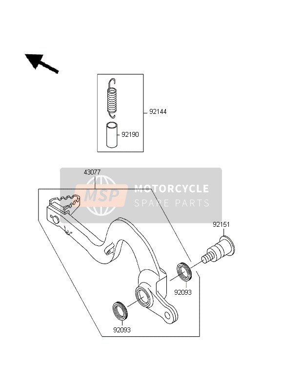 Pedal de freno