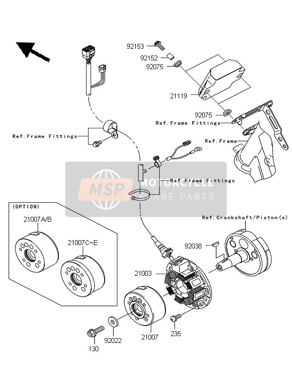 210030056, Stator, Kawasaki, 0