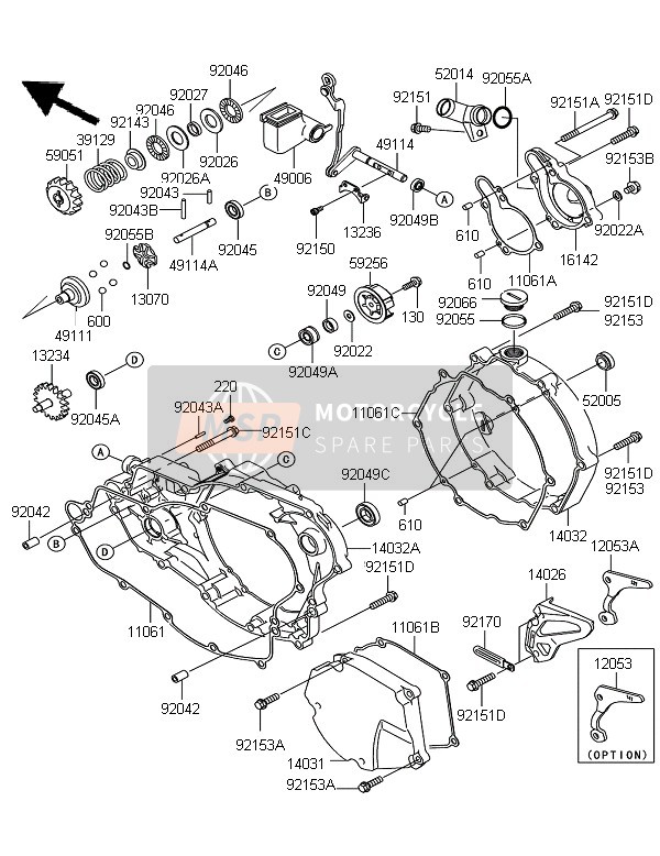 Kawasaki KX250 2006 MOTORHAUBE(EN) für ein 2006 Kawasaki KX250