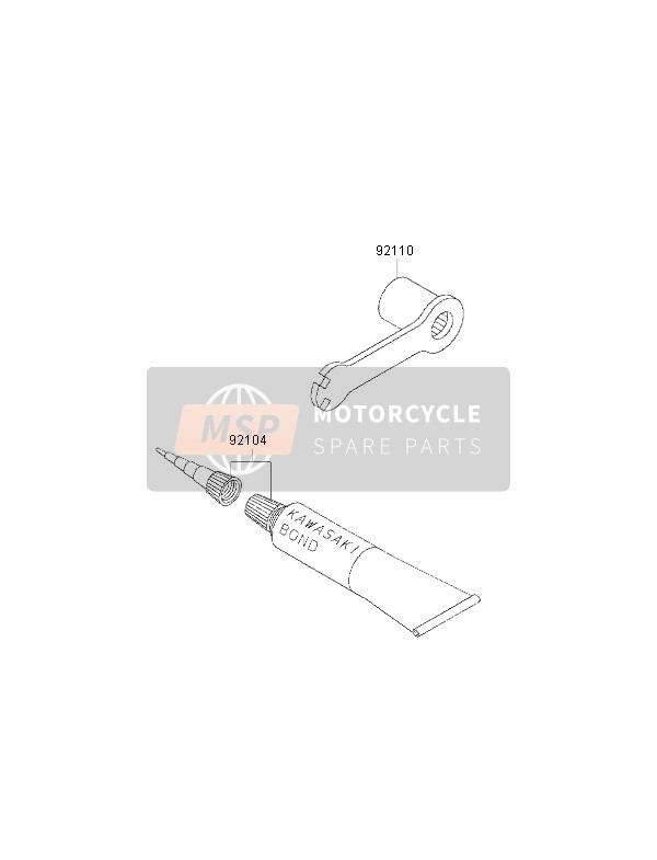 Kawasaki KX500 2000 Outils des propriétaires pour un 2000 Kawasaki KX500