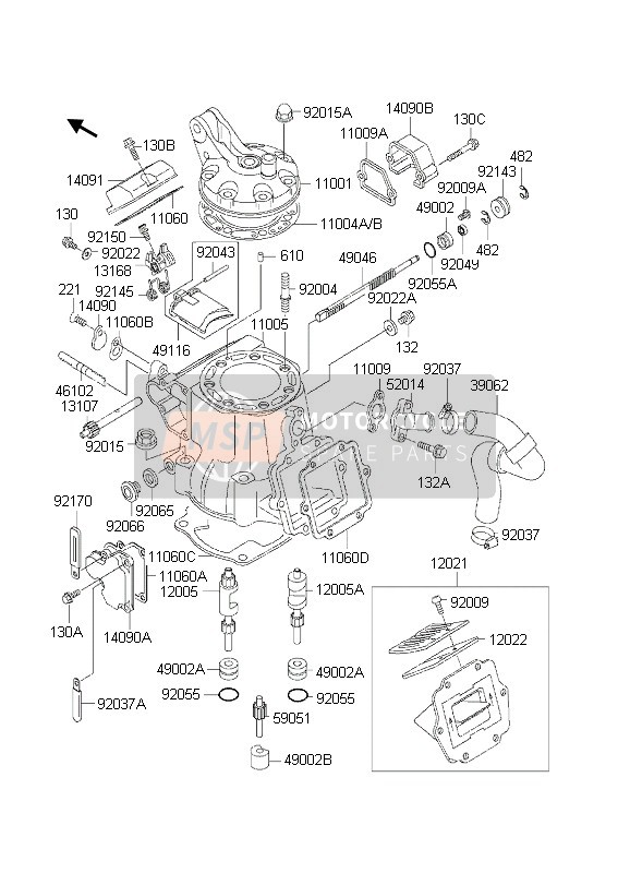 110051959, CYLINDER-ENGINE, Kawasaki, 0