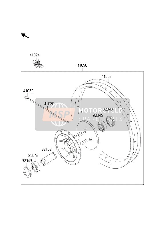 Kawasaki KX250 2002 Optional Parts for a 2002 Kawasaki KX250