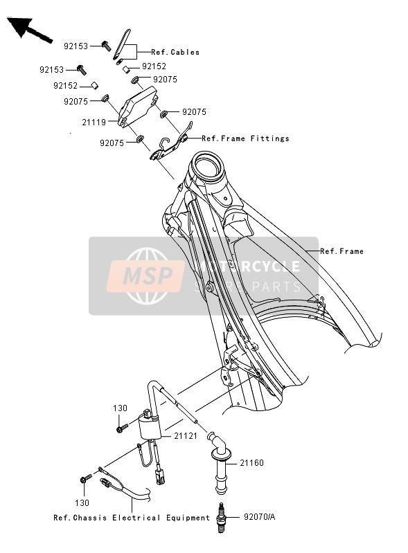 Kawasaki KX450F 2007 Ignition System for a 2007 Kawasaki KX450F