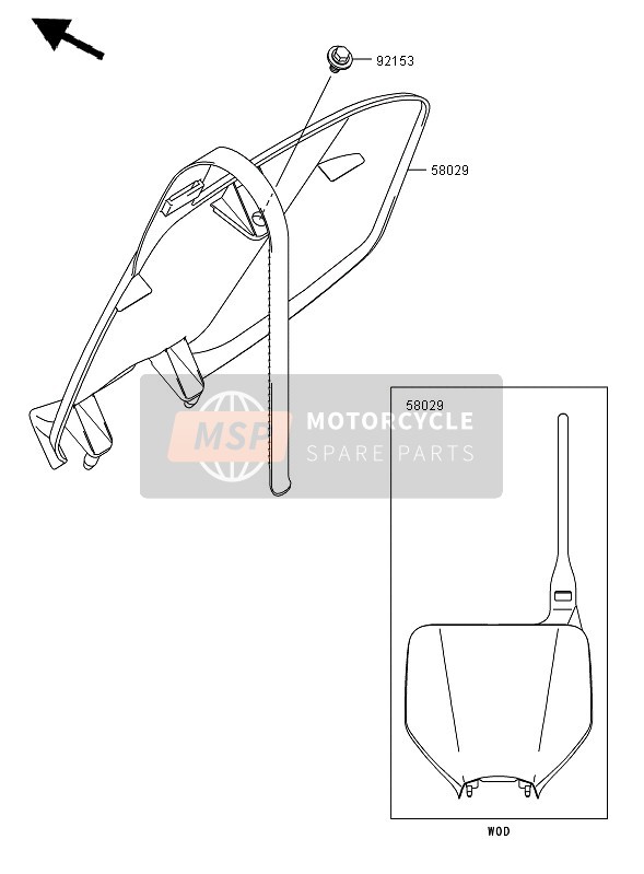 Kawasaki KX450F 2007 Accessory for a 2007 Kawasaki KX450F