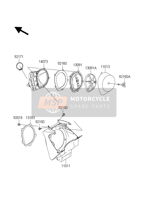 Kawasaki KX125 2004 LUFTFILTER für ein 2004 Kawasaki KX125