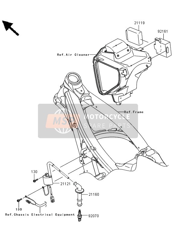 Kawasaki KLX450R  2008 Ignition System for a 2008 Kawasaki KLX450R 