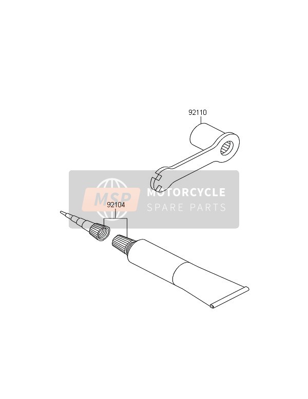 Kawasaki KX65 2009 Herramientas para propietarios para un 2009 Kawasaki KX65