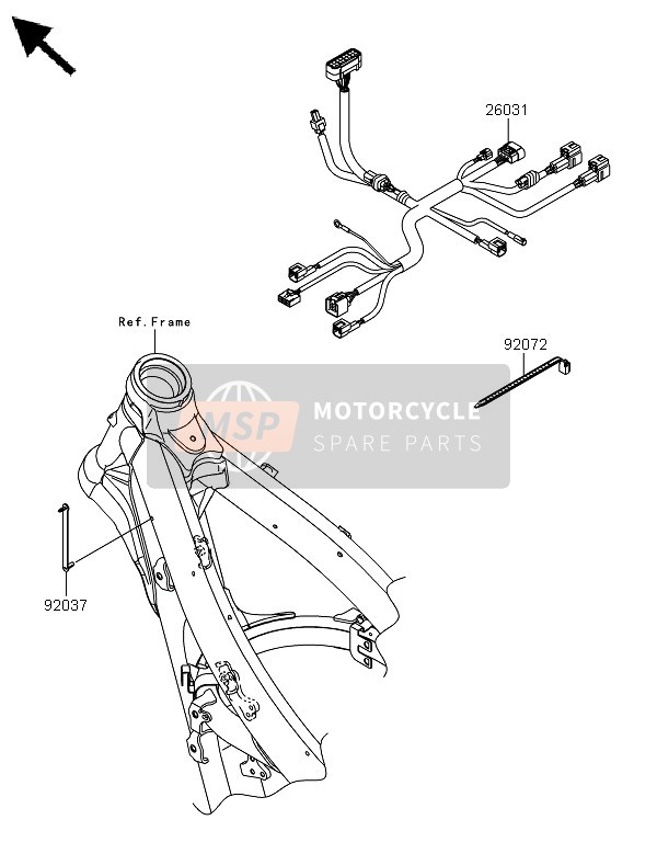 260310753, Harness, Main, Kawasaki, 0