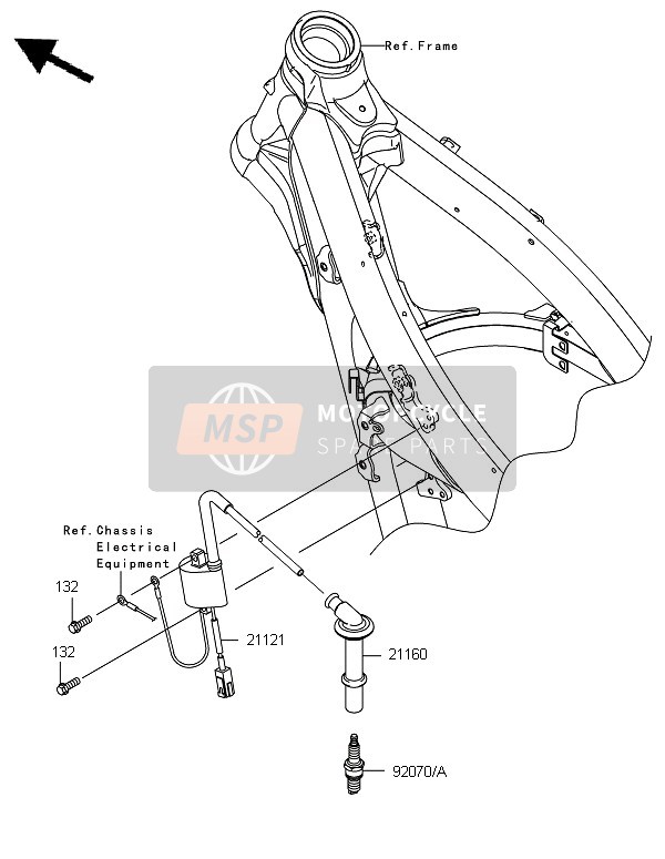 Kawasaki KX450F 2010 Ignition System for a 2010 Kawasaki KX450F