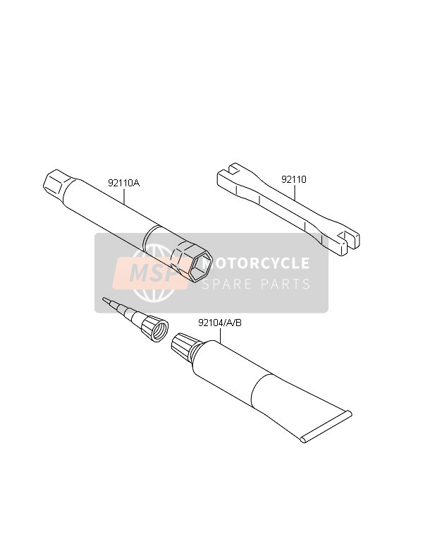 Kawasaki KX450F 2010 Outils des propriétaires pour un 2010 Kawasaki KX450F