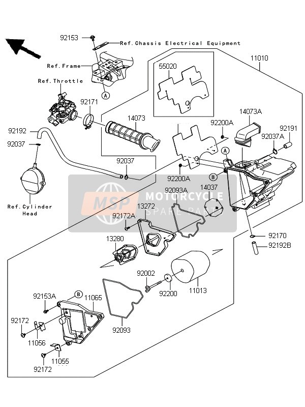 921920921, Tube,A/C-DRAIN, Kawasaki, 0