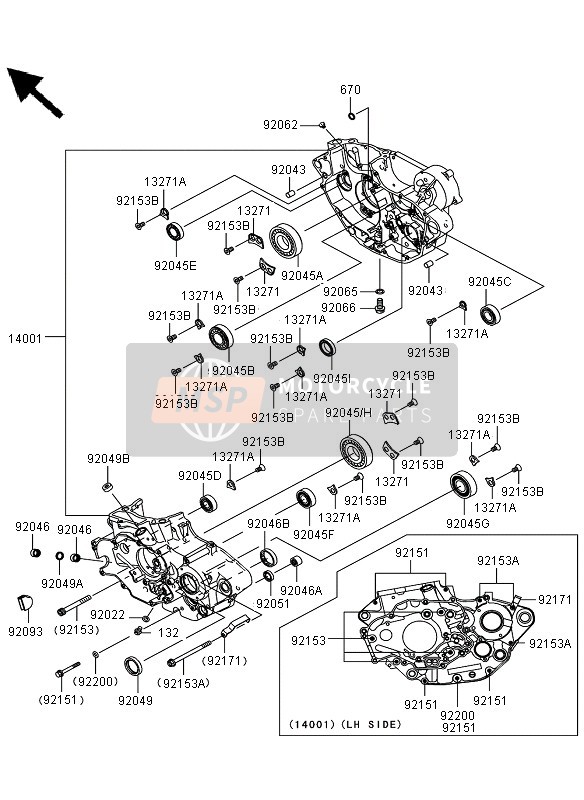 920450024, BEARING-BALL,B32-32U-A-EC4 UR5, Kawasaki, 2