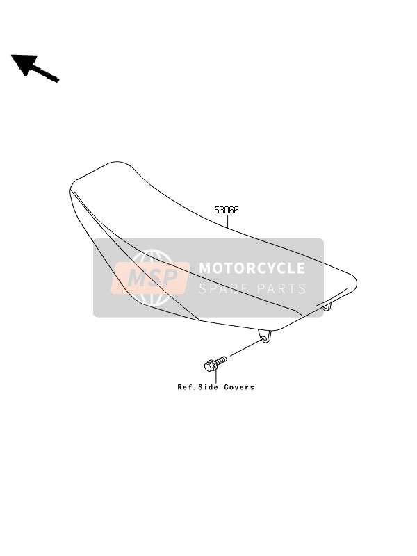 Kawasaki KX85 SW & LW 2012 SITZ für ein 2012 Kawasaki KX85 SW & LW