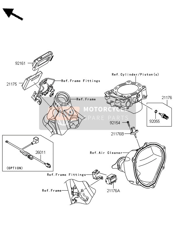 Kawasaki KX450F 2012 Fuel Injection for a 2012 Kawasaki KX450F