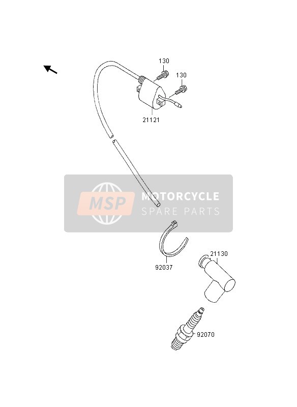 Kawasaki KX60 1997 Ignition System for a 1997 Kawasaki KX60