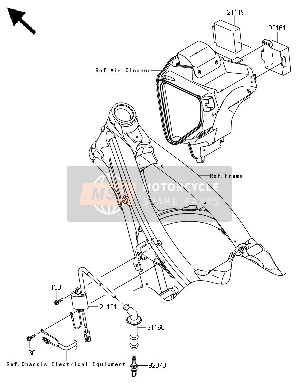 Kawasaki KLX450 2013 ZÜNDANLAGE für ein 2013 Kawasaki KLX450