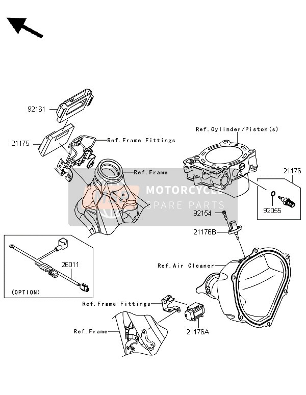 Kawasaki KX450 2013 Fuel Injection for a 2013 Kawasaki KX450