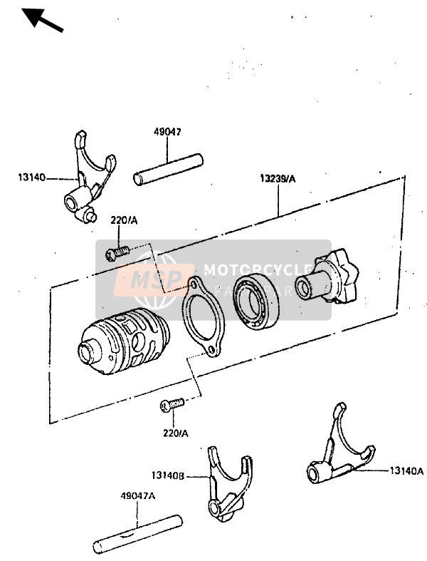 Change Drum & Shift Fork