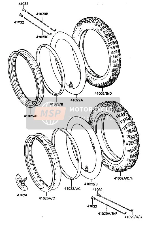 410021518, Tire, Rr, 120/80-18 62M, K890(D), Kawasaki, 0