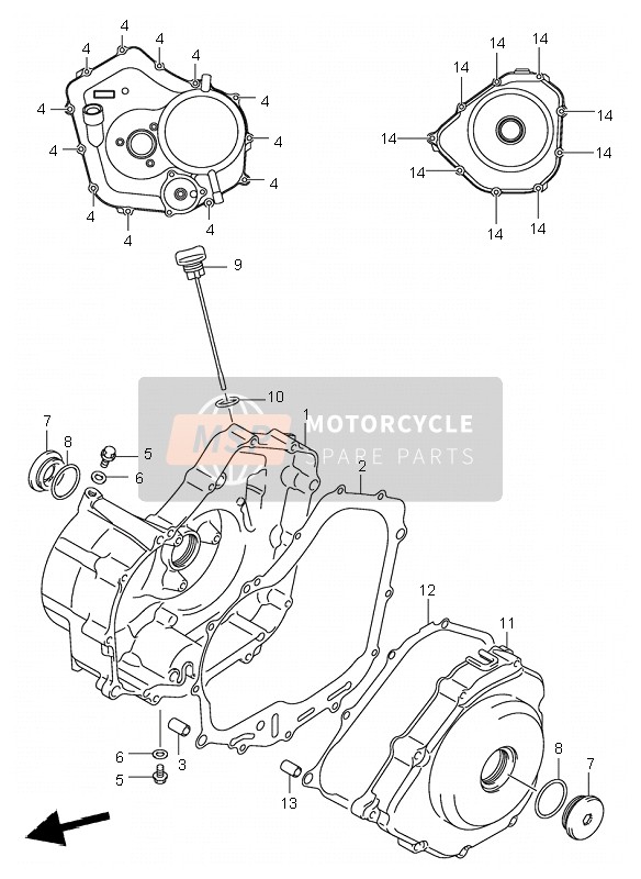 1134105G10, Abdeckung Kupplung, Suzuki, 0