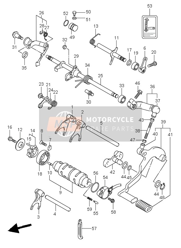 2554005G20, Arm,Gear Shift Link, Suzuki, 0