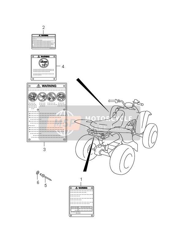 6893109F51, Plakette, Suzuki, 1