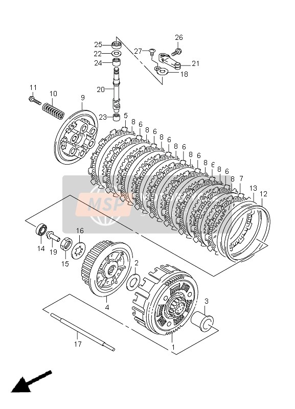 2144129F00, Disque D'Embrayage, Suzuki, 1