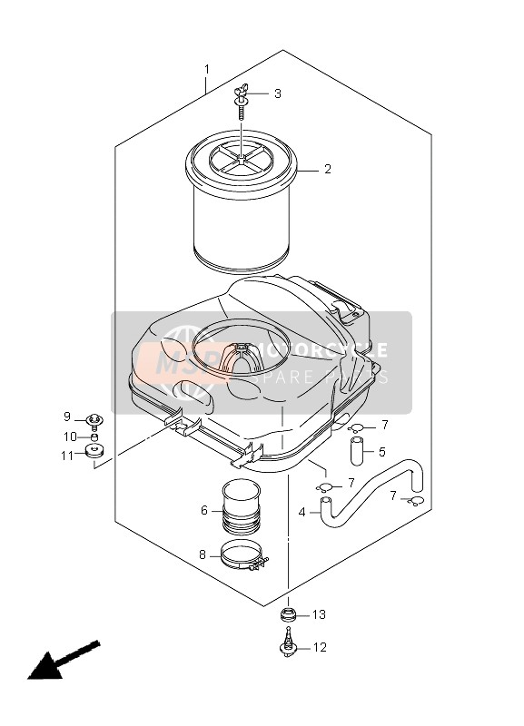 1383131G00, Fluegelschraube, Suzuki, 0