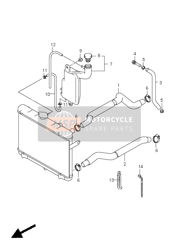 0935250901600, Hose, 5X9X600, Suzuki, 1