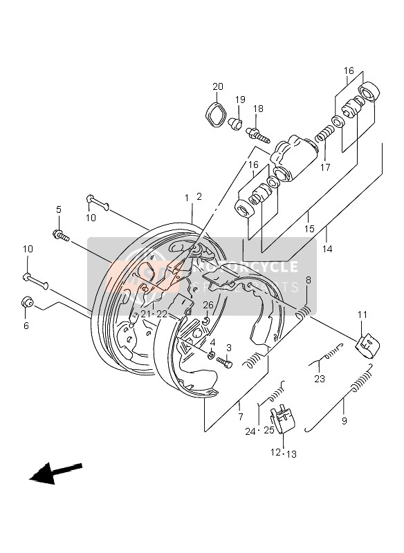 5455019B10, Strut Assy, Brake Rh, Suzuki, 0