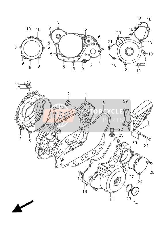 1135229F50, Cover, Starter Idle Gear, Suzuki, 1