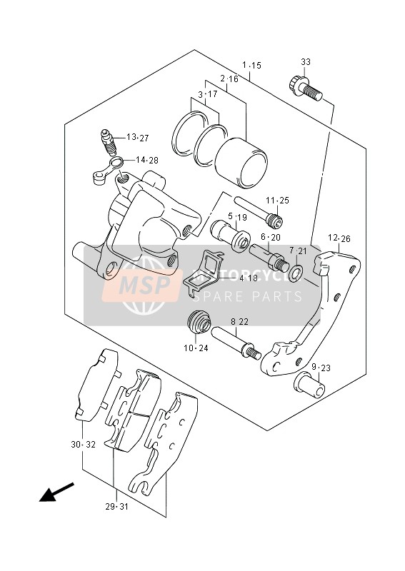 6913228C00, Spacer, Suzuki, 1