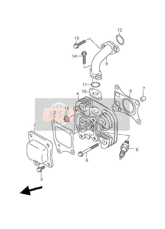 0928015006, O-RING(D:1.9,ID:14.5), Suzuki, 4