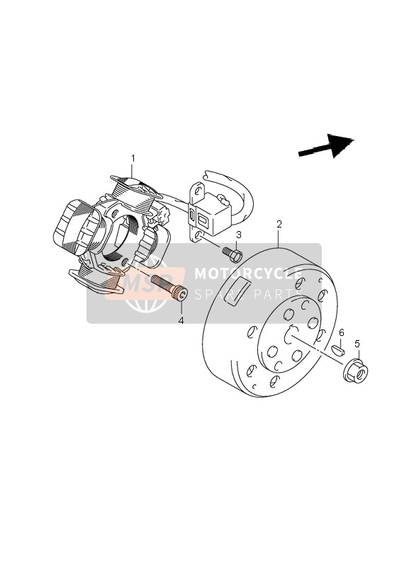 083161010B, Nut, Suzuki, 3