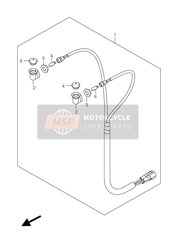 Suzuki LT-F250 OZARK 2009 Témoin lumineux pour un 2009 Suzuki LT-F250 OZARK