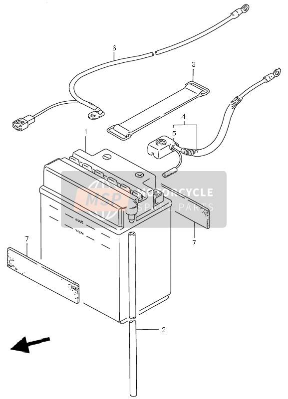 3368016A11, Hose Battery, Suzuki, 2