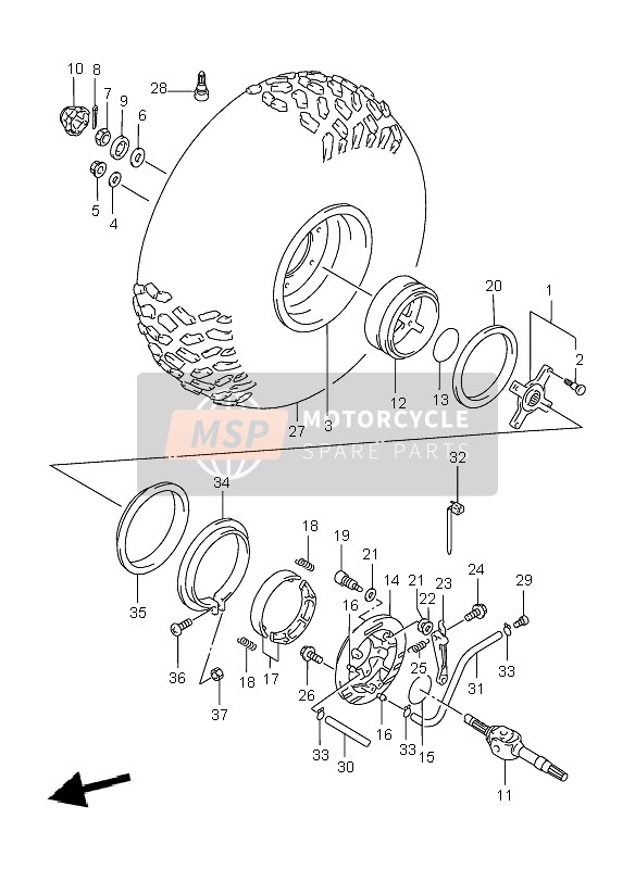 6440019820, Shoe Set, Brake, Suzuki, 0