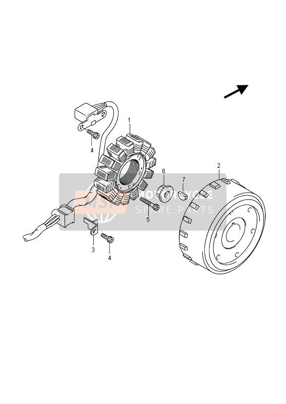 Suzuki LT-Z400 QUADSPORT 2013 Imanes para un 2013 Suzuki LT-Z400 QUADSPORT